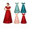 Bridgeton Regency Kleid Cosplay Viktorianisches Abendkleid Laufsteg Seidensatin Kleid