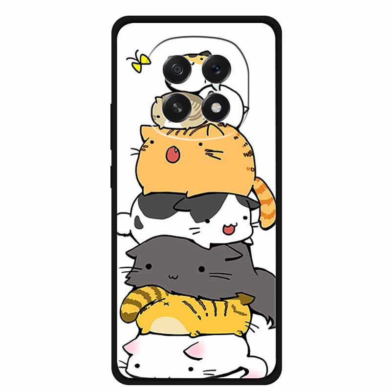 For Oppo A5 5G Phone Case 3D Relief Emboss Flowers Back Cover Black TPU Silicone Soft Case For Oppo A 5 PKQ110 Cases 6.7" Fundas