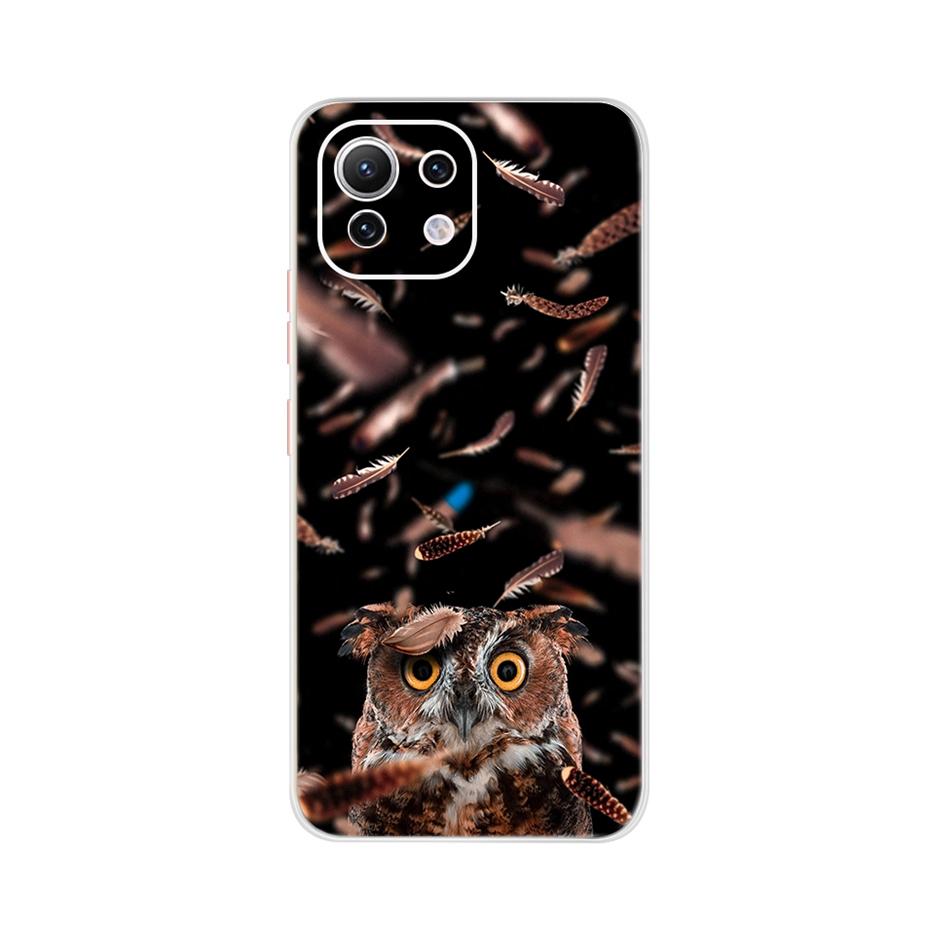 For Xiaomi Mi 11 Lite Case Cute Cartoon Cover For Xiaomi Mi 11 Lite 5G Phone Cases Mi11 Lite 11Lite Soft TPU Fundas Capa 6.55''