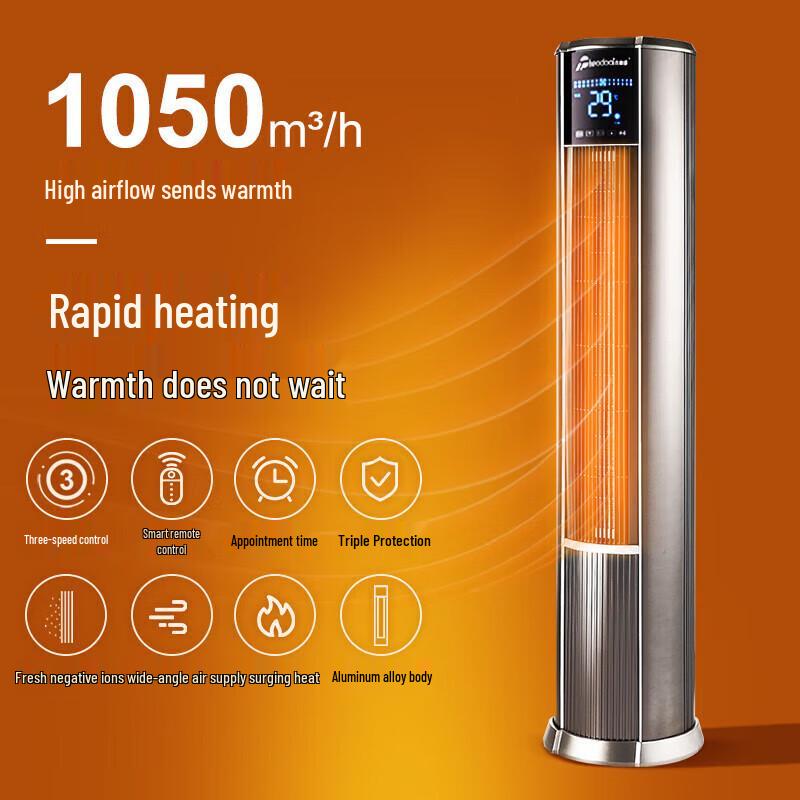 Theodoor Industrial Vertical Heater Fan