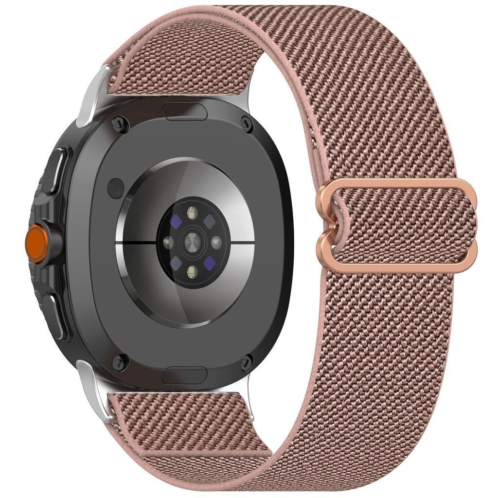 Nylon Uhrenarmband für Samsung Galaxy Watch8 44mm/40mm/Watch8 Classic 46mm Elastisches Armband