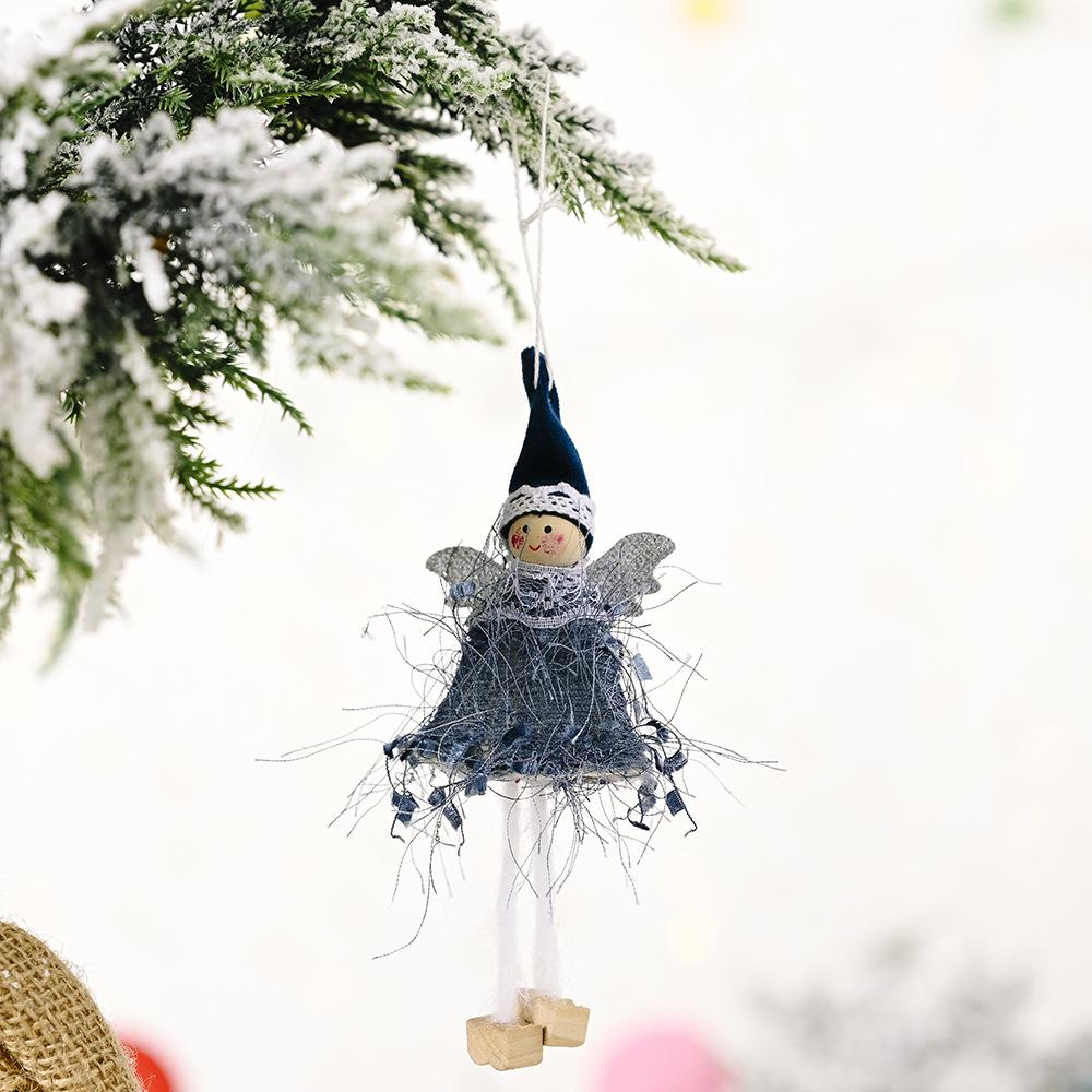 Creative New Plush Girl Leg Pendant for Christmas Decoration  Little Angel Pendant and Doll Pendant