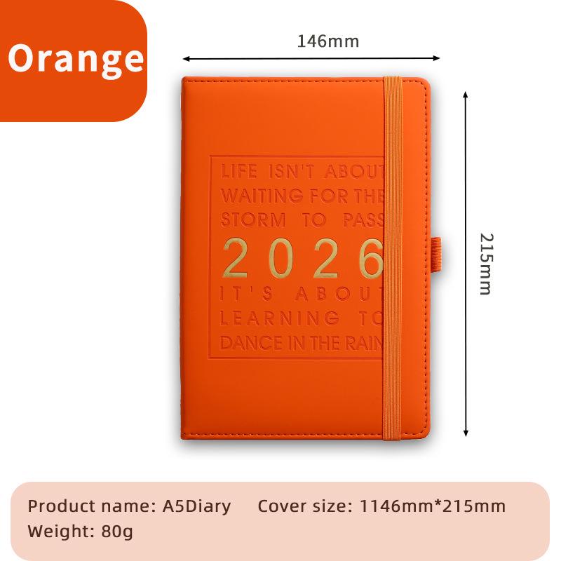 2026 Bilingual Planner: English & Spanish Yearly Calendar, 365-Day Notebook, Daily Diary