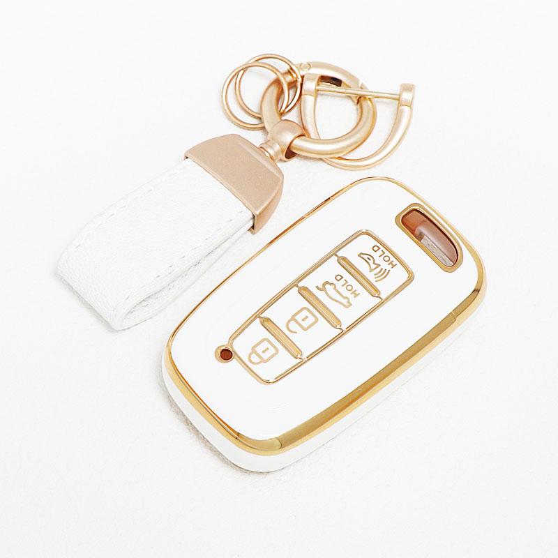 Keyless Shell Holder For Kia Sorento K5 K7 Sportage R Borreed 4 Buttons Tpu Key Case Cover For Hyundai Ix35 Sonata Tucson Azera