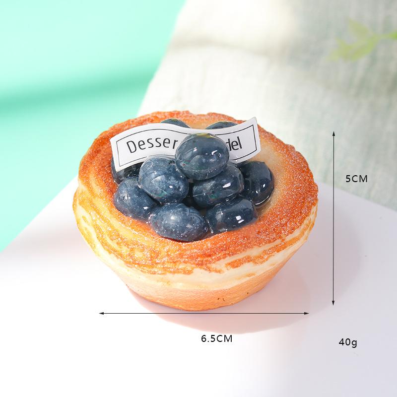 Pu Simulation Egg Tart Croissant Model Fake Bread Fridge Magnet Pastry Dessert Food Prop Home Kitchen Decor Ornament