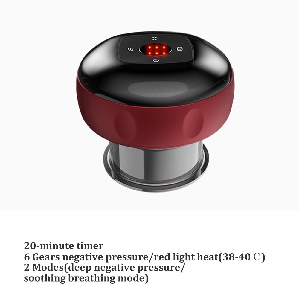 

Chinese Smart Medical Cupping Electric Suction Beauty Body Cellulite Massager for Back Scraping Home Handheld Vacuum Guasha Jars