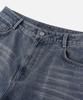 GROOVE RHYME Washed Denim 3/4 Length Bermuda Shorts (Lrbmcdh760M)