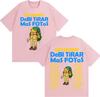 Rapper Bad Bunny Debi Tirar Mas Fotos DTMF Album 2026 T-Shirts Unisex Damen Vintage Cartoon Mode Kurzarm T-Shirt Streetwear
