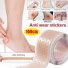 Silicone Heel Blister Prevention Tape, Discreet, Skin-Tone, Prevents Shoes from Slipping, Adhesive Tape, Relieves Foot Pain, Abrasion-Resistant, Water