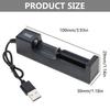 1-Slot Smart Charger with LED Indicator Intelligent Battery Charger for 14500 16340 18650 26650 Rechargeable Battery