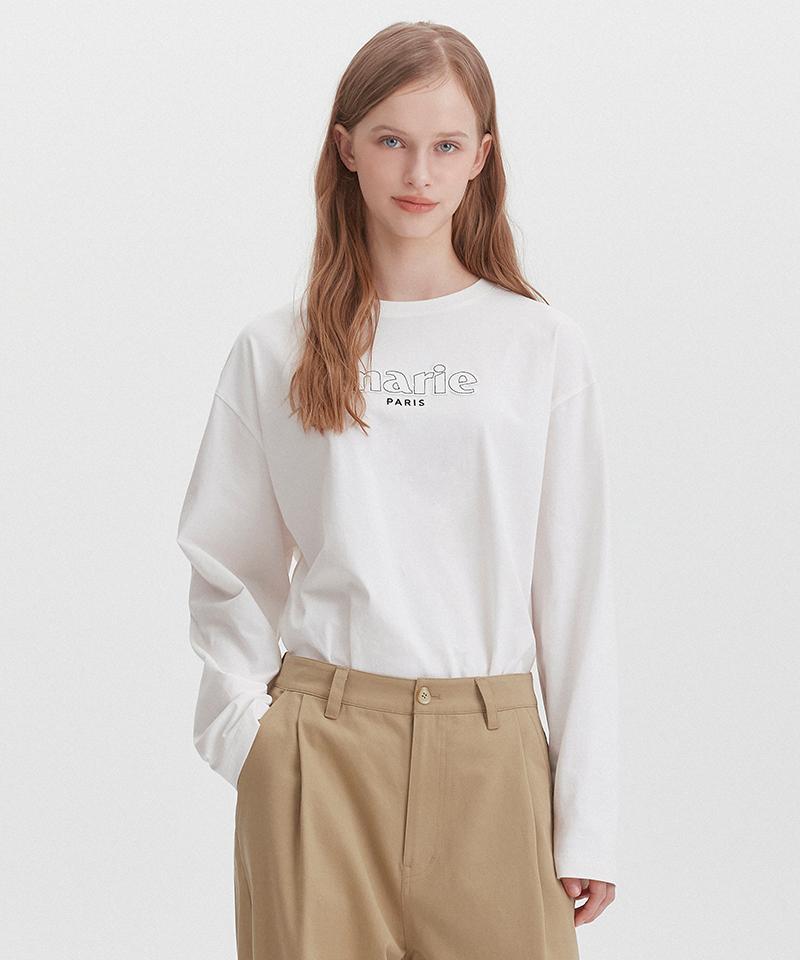 MARIE CLAIRE Logo Patch Long Sleeve (Magals02Mwh)