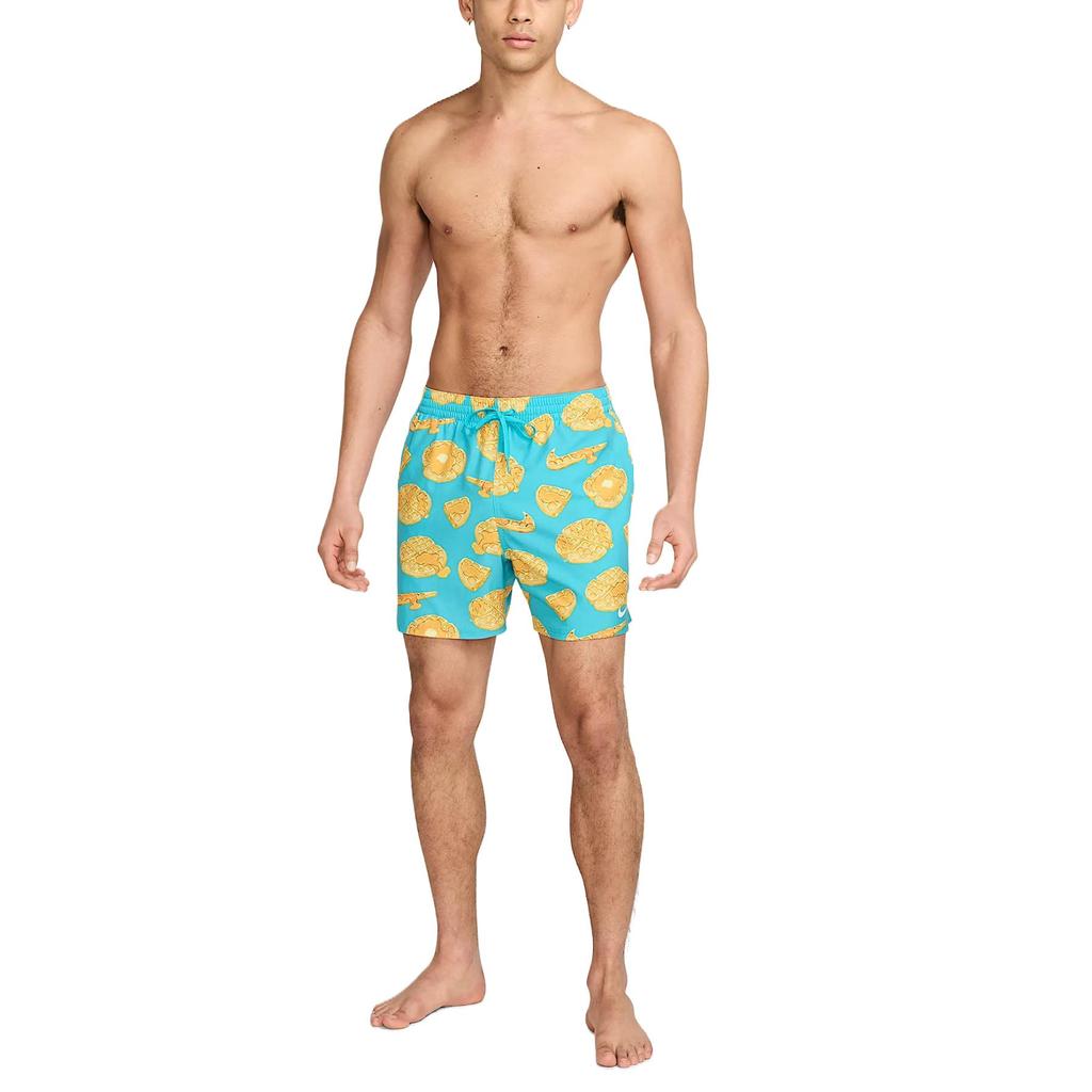 Nike Swim Breaker Comfortable Fashion Versatile Mid Waist Beach Shorts Men Shorts Green HV7062-345