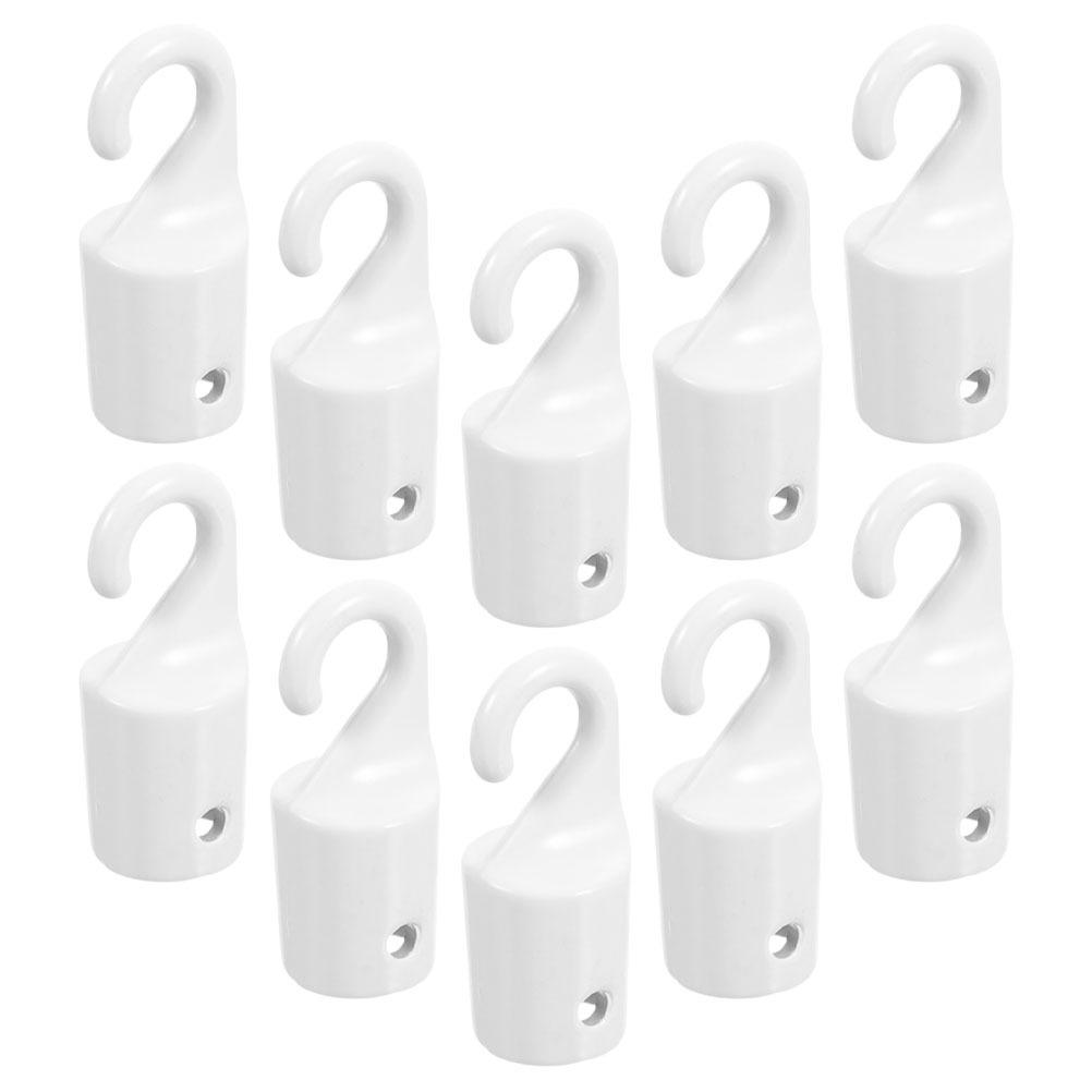 10Pcs Stylish Blind Wand Hooks Metal Replacement Window Blind Stick Tilt Rod Hooks Wand Hook for Blinds
