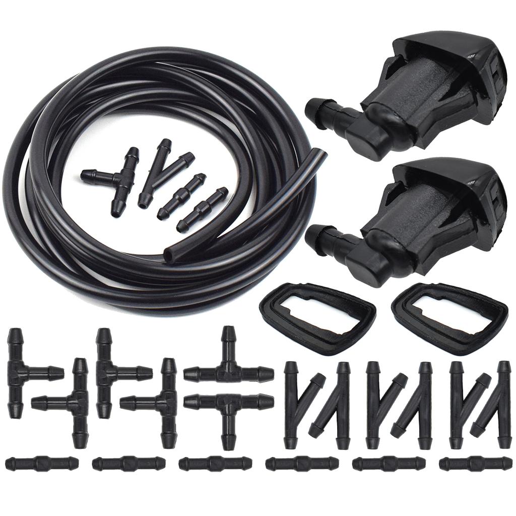 2X Frontscheibenwischer Waschdüse Düsen-Kit Für Jeep Grand Cherokee Chevy Malibu Pontiac Dodge Durango Grand Caravan Nitro