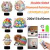 Acrylic Flower Egg Diamond Art Light Ornaments Double Sided 5D DIY Diamond Lamp Rhinestones Night Lamp 2025 Easter Creative Gift