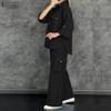 ZANZEA Lässiges zweiteiliges Anzug-Set für Damen mit langärmeliger Bluse und Hose