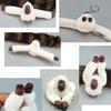 Cute Long-Tailed Monkey Key Chain Cartoon Cute Monkey Keychain Plush Toy Doll Bag Accessories Gift For Children