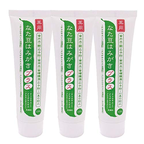 Medicated Natto Bean Toothpaste Plus 120g (Set of 3)