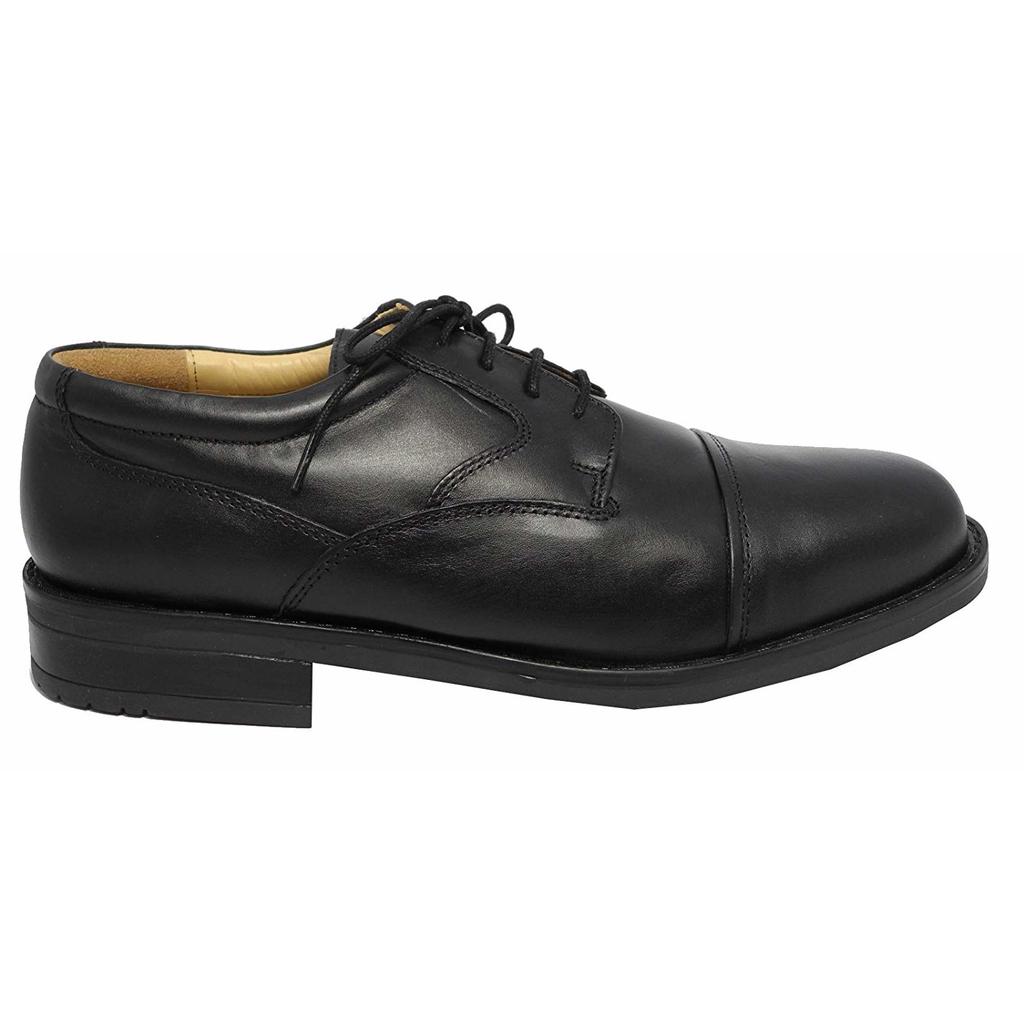 Roamers Mens Plain Leather Capped Gibson Formal Shoes