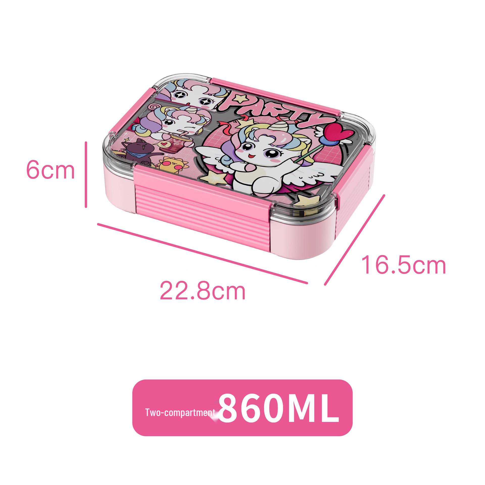 304 Stainless Steel Leak-Proof Compartment Lunch Box with Water Injection Heat Preservation
