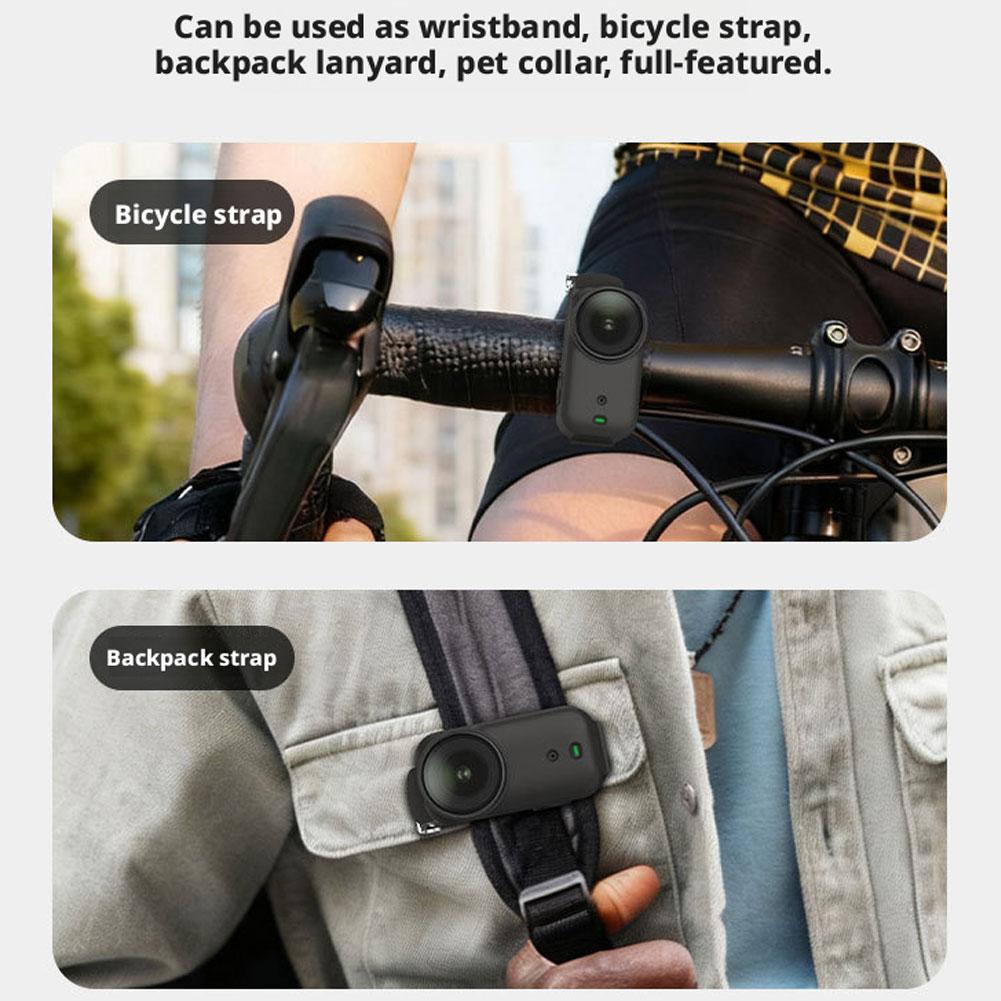Silicone Protective Case For DJI Osmo Nano Multi-functional Extended Wrist Strap Backpack Wrist Strap Action Camera Case