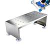 Nähmaschine Edelstahl Fußlüfter Höhenverstellbar Ergonomisches Fußpedal Mit Anti-Rutsch-Saugnapf Fußpolster
