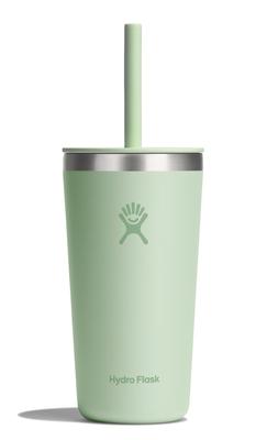 All Around Tumbler with Straw 20oz Stainless Steel Aloe Insulated Cup Japanese Lid, (591ml) (Official Product)