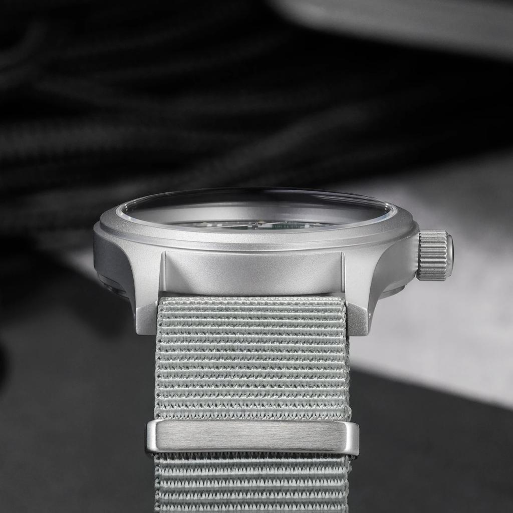 Militado ML12B 38mm Militäruhr VH31 Quarzwerk Gewölbtes Saphirglas C3 Leuchtend Vintage Uhren 100m Wasserdicht