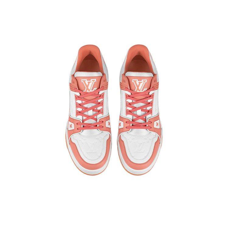 Louis Vuitton Trainer Sneakers Peach Pink 1A8KC8