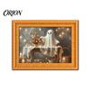 Decorative Metal Cabinet Magnets Christmas Ghost/Dog/Cat Fridge Magnets, Retro Wooden Photo Frame Refrigerator Magnet, Strong Magnetic Decorations