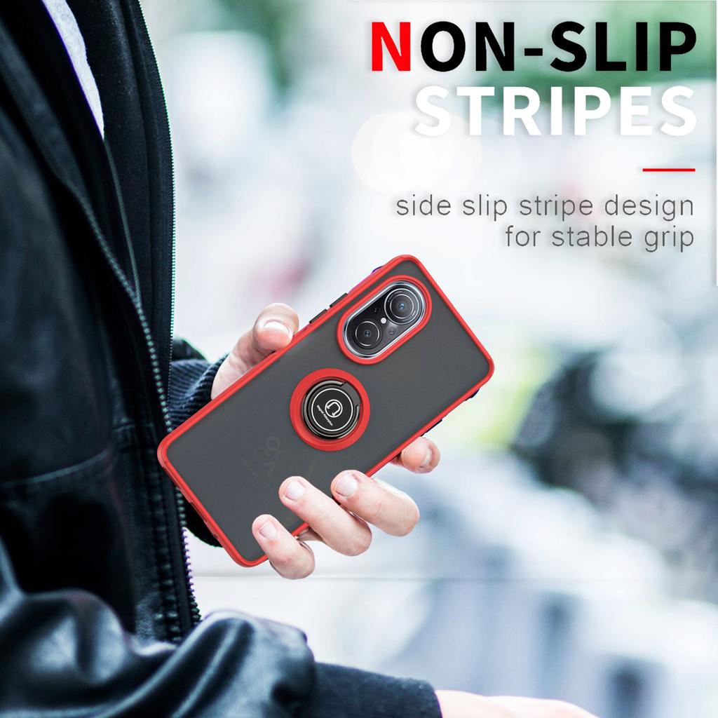 Funda Armor Mate a Prueba de Golpes con Anillo Magnético para Honor 50 SE huawei Nova 9 SE Cubierta con Soporte de Anillo Magnético
