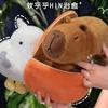 Pelican Capibala Flip Pushie Doll Double Side Capibara Plush Toy Transform Dolls 2-in-1 Kawaii Flip Children Birthday Gift