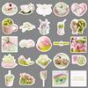 51 Pink Green Ins Wind Graffiti Stickers Small Fresh Ins Wind Guka Decorative Mobile Phone Case Water Cup Stickers