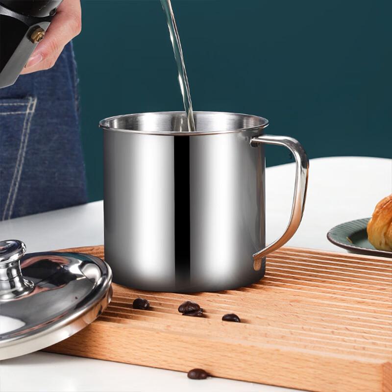 304 Stainless Steel Insulated Mug with Lid and Handle