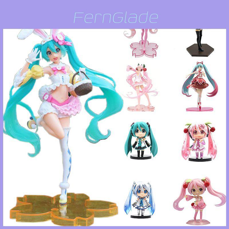 Hatsune Miku Cartoon Virtual Singer Manga Statue Figurines Stunning Collectible Model Toy