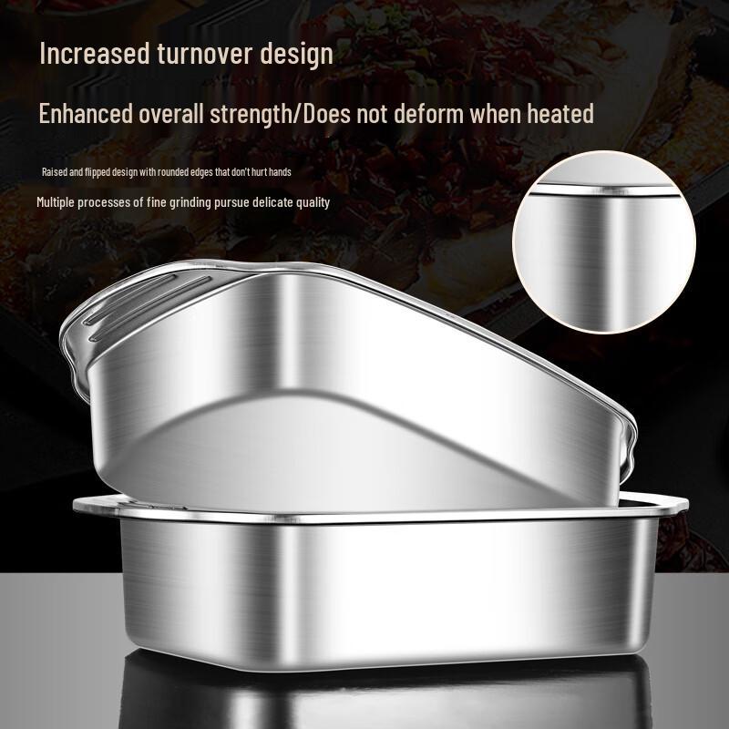 HUIHUADU 316 Stainless Steel Roasting and Baking Pan