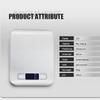 Healthy Diet Electronic Scale, High-Capacity Stainless Steel Weighing Scale with Wear-Resistant Base, Waterproof Moisture-Proof