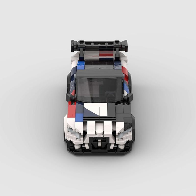 Racer Cars City Sports Vehicle Building Blocks Bricks Ideas Collection Toy Technique MOC M4 GT4 G82 STEM DIY Model Kit 3D Interlocking Educational