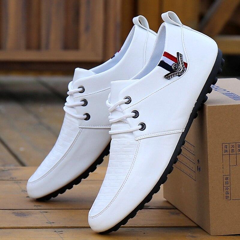 Herren Casual Sneakers Plus Size Fahr leichte Outdoor-Schuhe Loafer Mokassins atmungsaktive Pu-Schuhe Zapatillas Hombre