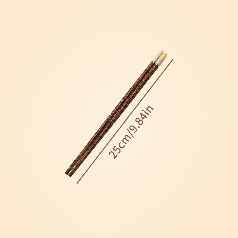1Pair Chinese Chopsticks Wooden Sushi Sticks Japanese Chopstick Set Reusable Korean Food Chop Sticks Kitchen Wood Tableware