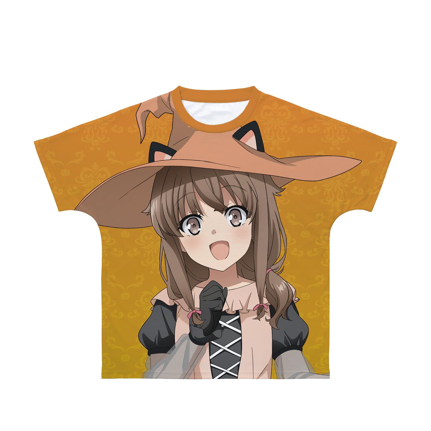 Rascal Does Not Dream of Bunny Girl Senpai - Original Illustration of Kaede Azusagawa Halloween 2023 Ver. Full Graphic T-Shirt, Unisex, Size Small