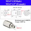 304 Stainless Steel Single Channel Connector 360° Rotating Universal Pneumatic Rotary Joint Male Thread Anti-Winding