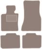 Beige Velours-Fußmatten für: BMW 6 G32 GT Gran Turismo (2017-)