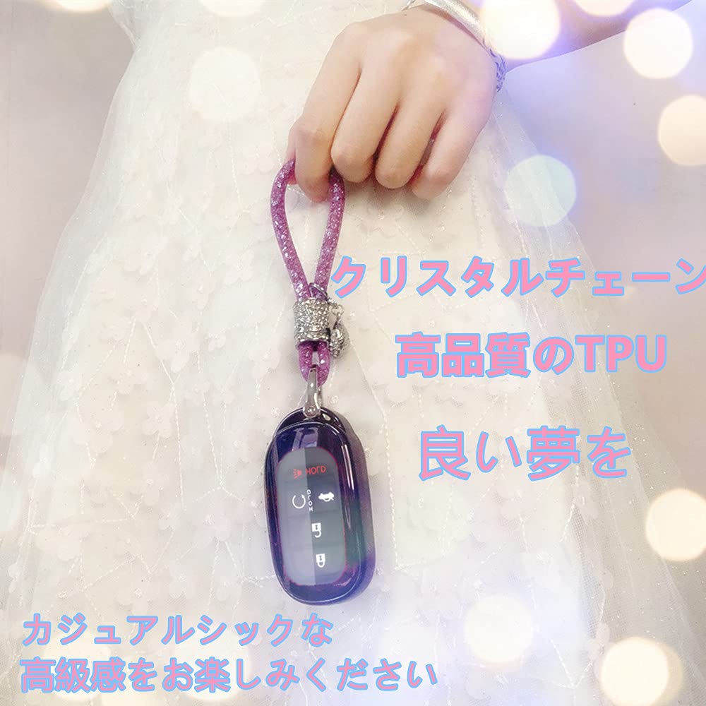 [Nacalikeey] N-Box Pedal Cover, Honda Pedal Cover, TPU Crystal Chain Key Case, NBOX Brake