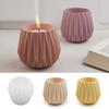 Artistic Silicone Planter Creating Mold DIY Concrete Faceted Pots Candle Holder Mold for Home Decors Enthusiasts