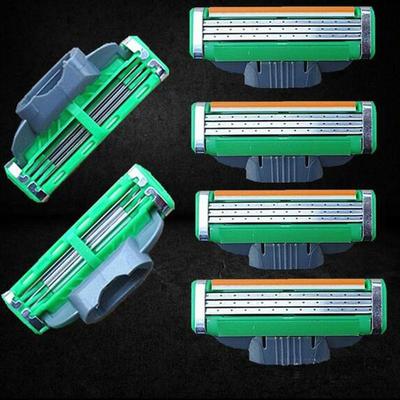New 4Pcs  High Quality Blades Shaving Razor Blades for Men Power Shaver Blades Gillettee Mache 3