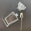 1pcs Perfume Bottle Bottling 30ml Portable Travel Pressed Spray Bottle Black Transparent Glass Empty Bottle