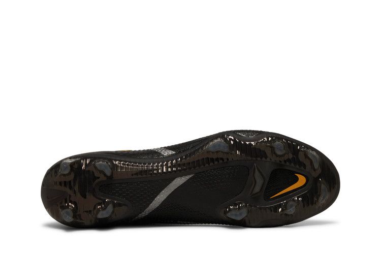 Nike Phantom GT2 Elite FG Black Metallic Dark Grey Metallic Gold Men's