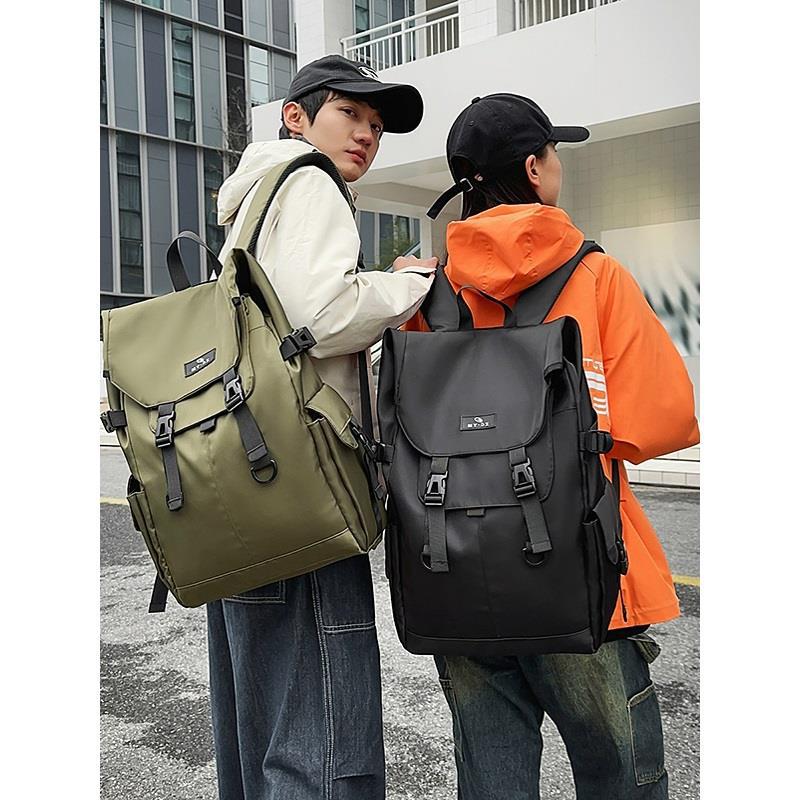 Schoolbag schoolbag male junior high school high school college student large capacity sports tooling wind backpack female tide brand leisure travel