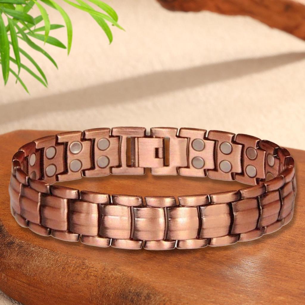 Magnetic Bracelets Pure Copper Magnetic Bracelet Jewelry Simple Magnetic Bangles Copper Jewelry Accessories For Men Adults